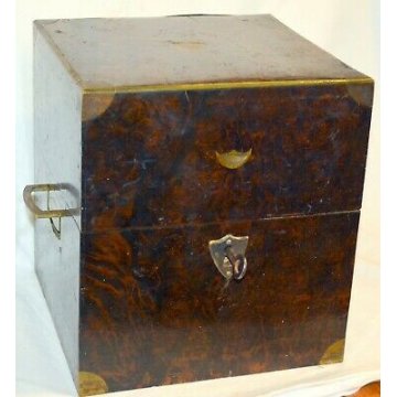 Cave Liquer Antica Scatola porta liquore in legno ROSOLIO VINO 1800 BOTTIGLIE 4