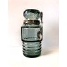 VASO con TAPPO Calderoni CRISTALLO MOLATO DECORO STELLA BORDO ARGENTO PUNZONE