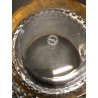 CESTELLO GHIACCIO VINTAGE CRISTALLO MOLATO Crystal St Louis FRANCE DECORO ORO