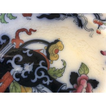 SET PIATTI VINTAGE 10pz CERAMICA Wedgwood NOMA  DECORO FIORI CHINOISERIE '800