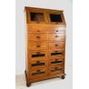 ANTICO MOBILE MADIA PASTAIA DISPENSA NEGOZIO 2 RIBALTINE 1 PIANO 10 CASSETTI 900