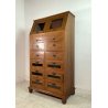 ANTICO MOBILE MADIA PASTAIA DISPENSA NEGOZIO 2 RIBALTINE 1 PIANO 10 CASSETTI 900