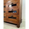 ANTICO MOBILE MADIA PASTAIA DISPENSA NEGOZIO 2 RIBALTINE 1 PIANO 10 CASSETTI 900