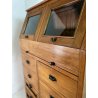 ANTICO MOBILE MADIA PASTAIA DISPENSA NEGOZIO 2 RIBALTINE 1 PIANO 10 CASSETTI 900