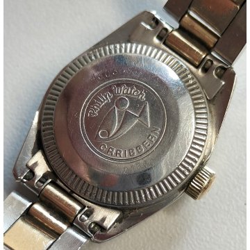 OROLOGIO POLSO LUSSO Philip Watch Caribbean PHILMATIC ACCIAIO ORO OLD WATCH data