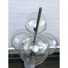 LAMPADA DA TERRA Lyndon DESIGN VICO MAGISTRETTI  PIANTANA METALLO SATINATO '70