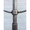 LAMPADA DA TERRA Lyndon DESIGN VICO MAGISTRETTI  PIANTANA METALLO SATINATO '70