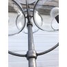 LAMPADA DA TERRA Lyndon DESIGN VICO MAGISTRETTI  PIANTANA METALLO SATINATO '70