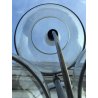 LAMPADA DA TERRA Lyndon DESIGN VICO MAGISTRETTI  PIANTANA METALLO SATINATO '70