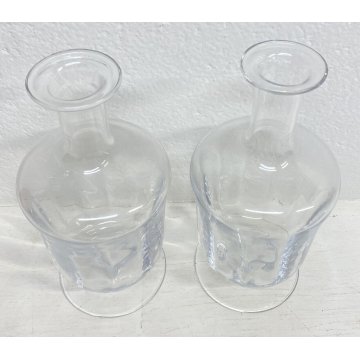 ANTICA COPPIA VASO VETRO MURANO NASON E MORETTI ART GLASS VENEZIA 2000 SCATOLA