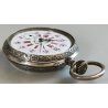 Grande ANTICO OROLOGIO TASCA epoca 1900 ARGENTO 800 cesellato OLD POCKET WATCH