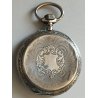 Grande ANTICO OROLOGIO TASCA epoca 1900 ARGENTO 800 cesellato OLD POCKET WATCH