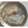 Grande ANTICO OROLOGIO TASCA epoca 1900 ARGENTO 800 cesellato OLD POCKET WATCH