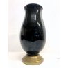  ANTICO VASO ART DECO' Sevres Paul Milet OTTONE PORCELLANA NERO France 1920/40 