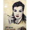 QUADRO STAMPA PUBBLICITA VINTAGE SIGARETTE Rosa D'Oriente OLD ADVERTISEMENT '50s
