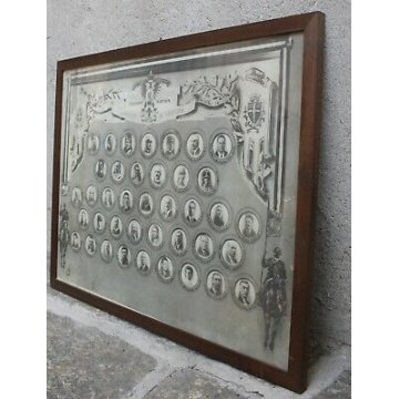 QUADRO ANTICA STAMPA ASSOCIAZIONE ARMA CAVALLERIA NOVARA 1931 ANNO IX ESERCITO