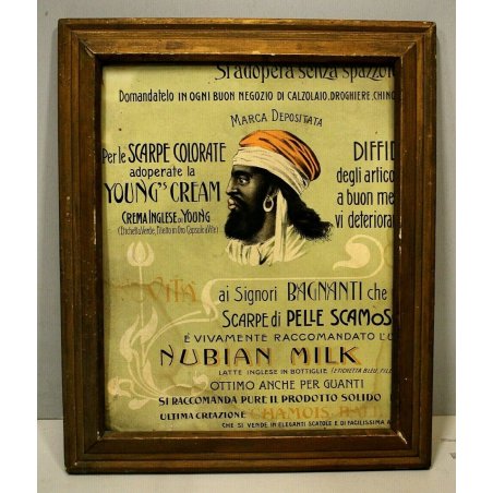 ORIGINALE PUBBLICITA VINTAGE Young's Cream LIBERTY CARTONE OLD ADVERTISEMENT 900