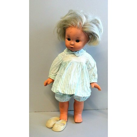 BAMBOLA VINTAGE DOLL Carolina Furga ABITO SCARPE  ALTEZZA 32cm ANNI '60