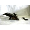 GRANDE RARA ANTICA SERRATURA ferro battuto con CHIAVE 1600 DOOR LOCK IRON KEY   