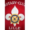GAGLIARDETTO ROTARI CLUB LILLE FRANCE Rotary International VINTAGE '900 