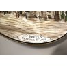 COPPIA PIATTO CON VEDUTA Dreux FRANCE DECORATIVE PLATE WITH VIEW ø 32CM  '900