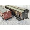 COPPIA CARROZZA PASSEGGERI LATTA antico EPOCA 900 vagone treno TRENINO MARKLIN ?