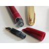 Set 3pz. COLLEZIONE Penna Stilografica TAPPO DORATO stylo VINTAGE FOUNTAIN PEN