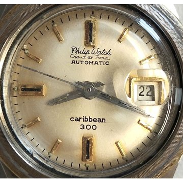 OROLOGIO POLSO LUSSO Philip Watch Caribbean 300 AUTOMATIC Chaux de Fonds MONTRE