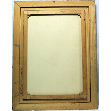 GRANDE QUADRO ASTRATTO Josuè Biancini DESIGN ACRILICO TELA COLLAGE ARONA PITTORE