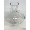 ALZATA CENTROTAVOLA DESIGN VETRO COPPA DRIADE KOSMO ANNI 80 ART GLASS VINTAGE