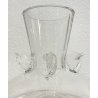 ALZATA CENTROTAVOLA DESIGN VETRO COPPA DRIADE KOSMO ANNI 80 ART GLASS VINTAGE