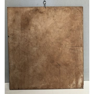 QUADRO OLIO Nino Belotti RITRATTO ANZIANA PREGHIERA CONFESSIONALE INTERNO CHIESA