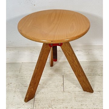 ANTICO SGABELLO GIOTTO ZANOTTA GIREVOLE REGOLABILE DESIGN ANNI 70 SEDUTA SEDIA