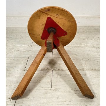 ANTICO SGABELLO GIOTTO ZANOTTA GIREVOLE REGOLABILE DESIGN ANNI 70 SEDUTA SEDIA