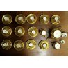 SERVIZIO Tea 12 pers PORCELLANA BAVARIA  BIANCA ORO ZECCHINO GERMANY VINTAGE 50s