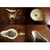 SERVIZIO Tea 12 pers PORCELLANA BAVARIA  BIANCA ORO ZECCHINO GERMANY VINTAGE 50s