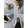 SERVIZIO Tea 12 pers PORCELLANA BAVARIA  BIANCA ORO ZECCHINO GERMANY VINTAGE 50s