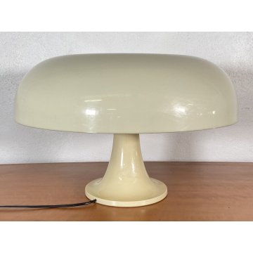 LAMPADA TAVOLO DESIGN NESSO ARTEMIDE BIANCA GIANCARLO MATTIOLI ANNI 70 PLASTICA