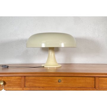 LAMPADA TAVOLO DESIGN NESSO ARTEMIDE BIANCA GIANCARLO MATTIOLI ANNI 70 PLASTICA