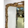 ANTICA GRANDE SPECCHIERA LIBERTY 1800 LEGNO SPECCHIO FOGLIA ORO FLOREALE EPOCA