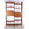 LIBRERIA MODULARE CENTRO A GIORNO STANDING WALL UNIT BOOKSHELF DESIGN ANNI 50/60