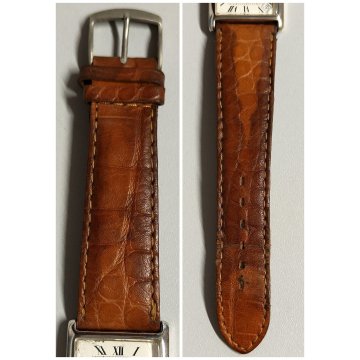 OROLOGIO POLSO LUSSO Baume & Mercier 613 acciaio VINTAGE old WRIST WATCH anni 80