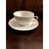 vecchio Richard Ginori BIANCO n° 12 TAZZA GRANDE THE/CAFFE' TAZZINA con PIATTINO