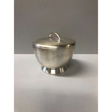 ANTICA ZUCCHERIERA DESIGN Gio Ponti PER F.lli Calderoni ALPACCA ARGENTATA '50s