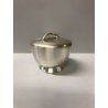 ANTICA ZUCCHERIERA DESIGN Gio Ponti PER F.lli Calderoni ALPACCA ARGENTATA '50s