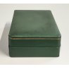 EBERHARD scatola orologio PELLE VERDE ORO anni 60 VINTAGE BOX x WRIST WATCH