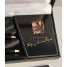 MONTBLANC Meisterstuck HOMMAGE W A Mozart NERO ORO coppia PENNA SFERA Mini PIX