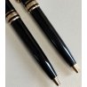 MONTBLANC Meisterstuck HOMMAGE W A Mozart NERO ORO coppia PENNA SFERA Mini PIX