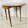 ANTICA CONSOLLE APRIBILE LASTRONATA 1800 LEGNO NOCE CONSOLE ROTONDA LUIGI XVI