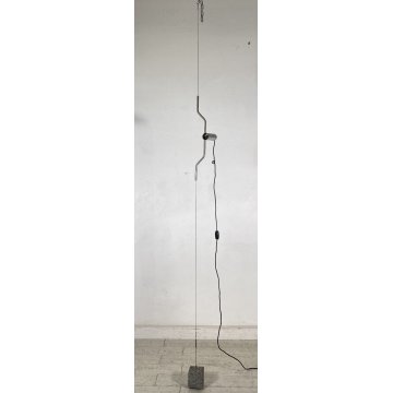 LAMPADA TERRA CIELO STILE PARENTESI FLOS DESIGN ANNI 70/80 LAMP MARMO METALLO